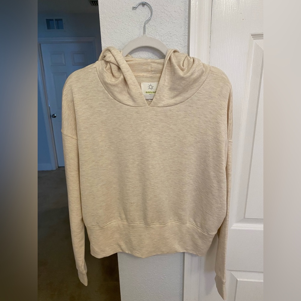 Offline by Aerie Cropped Hoodie